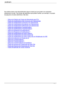 Nos atalhos abaixo são disponibilizados alguns scripts java que