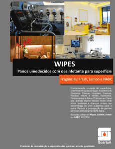 Catálogo Wipes - Spartan do Brasil Produtos Quimicos Ltda
