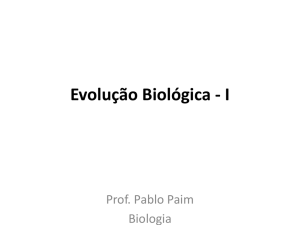 evolução biológica i