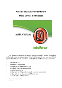 Guia de Instalação do Software Mesa Virtual 2.0 Impacta