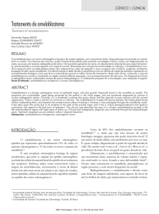 Tratamento de ameloblastoma - Revista Gaúcha de Odontologia