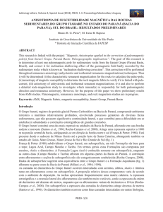 anisotropia de suscetibilidade magnética das rochas sedimentares