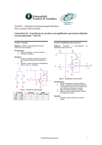 2ELE018 – Laboratório de Instrumentação Eletrônica Prof