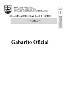 Gabarito Oficial - EEAR