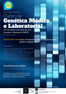 Curso Genética Médica e Laboratorial