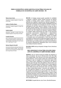 drug resistance of bacteria isolated from ants in a