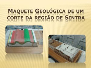 Maquete geologica PPT. - E-Portfolio