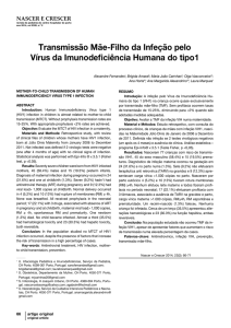 Transmissão Mãe-Filho da Infeção pelo Vírus da Imunodeficiência