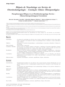 Biópsia de Nasofaringe em Serviço de Otorrinolaringologia