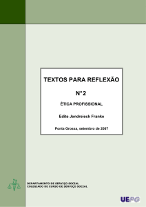 Textos para Reflexão 2 - Universidade Estadual de Ponta Grossa