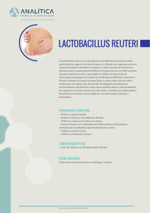 lactobacillus reuteri - Analítica Farmácia de Manipulação