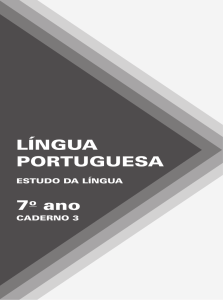 LÍNGUA PORTUGUESA 7o ano - Sagrado Rede de Educação