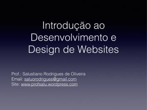 Web - Professor Salustiano Rodrigues