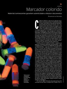 Marcador colorido - Revista Pesquisa Fapesp