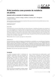 Ácido jasmónico como promotor de resistência em plantas