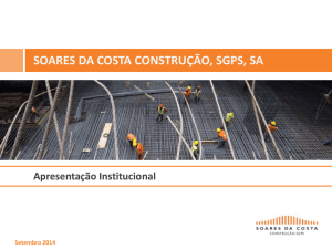 SOARES DA COSTA CONSTRUÇÃO, SGPS, SA