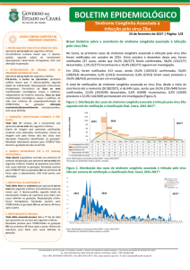 Boletim Epidemiológico Microcefalia