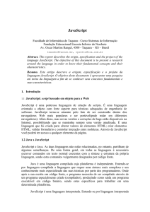 JavaScript - Sistemas de Informação e Sistemas para Internet
