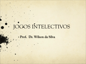 raciocínio - Prof. Dr. Wilson da Silva