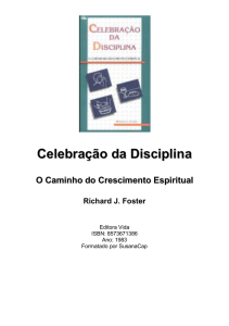 Celebração da Disciplina - Richard J. Foster