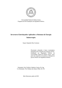 Inversores Entrelaçados Aplicados a Sistemas de - PPGEE