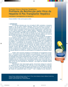 Profilaxia da Reinfecção pelo Vírus da Hepatite B Pós