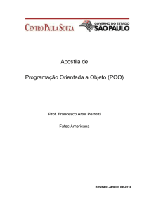 Programação Orientada a Objeto (POO)