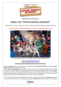 disney live! “festival musical do mickey”