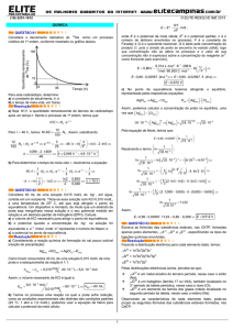 Equipe desta resolução Química