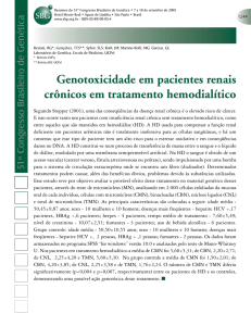Genotoxicidade em pacientes renais crônicos em tratamento