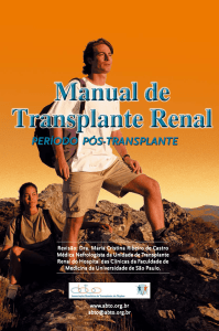 período pós-transplante - Associação Brasileira de Transplante de