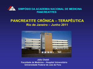 Pancreatite crônica terapêutica