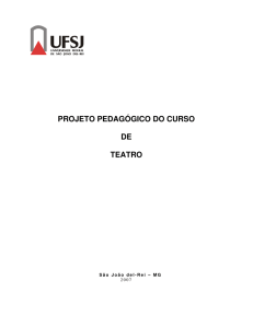 projeto pedagógico do curso de teatro