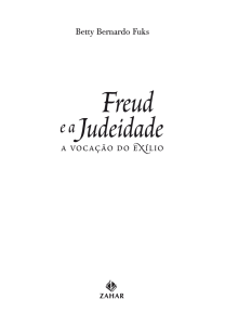 Trecho - Freud e a judeidade