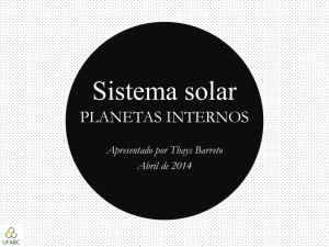 Sistema solar Terra, sol e Lua - Ensino de Astronomia