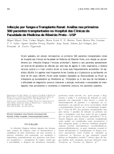 Infecção por fungos e Transplante Renal: Análise nos primeiros 500