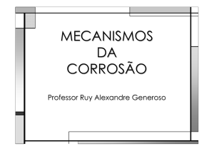 Mecanismos da Corrosão