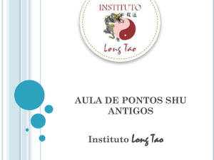 Pontos Shu Antigos - Instituto Long Tao