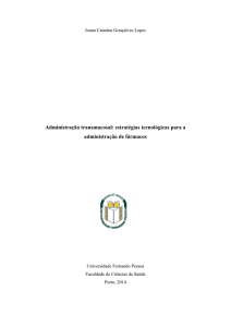 Administração transmucosal: estratégias tecnológicas para a