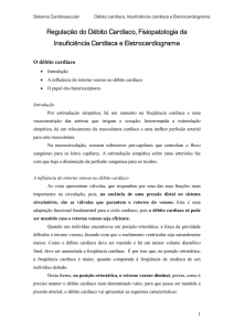 Por estimulação simpática há um aumento na freqüência cardíaca e