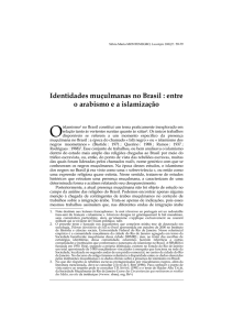 Identidades muçulmanas no Brasil: entre o arabismo e a