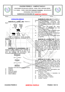 colégio pedro ii genética (parte 2)