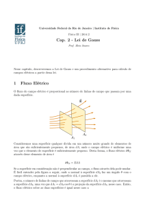 Lei de Gauss - Sites da Comunidade do IF-UFRJ