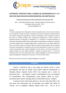 astrokids: proposta para o ensino de astronomia no 4º e 5º ano dos