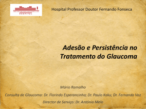 Adesão e Persistência - Repositório do Hospital Prof. Doutor
