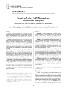 Hepatite pelo vírus C (HCV) em crianças e