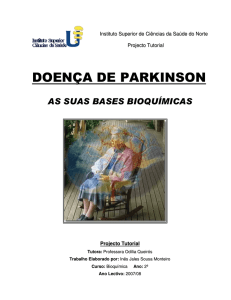 Monografia doença de Parkinson - Departamento de Ciências do