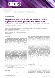 Diagnóstico molecular de HPV em amostras cérvico