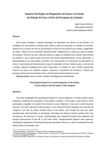 Impacto Psicológico do Diagnóstico de Câncer na Família