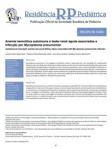 Anemia hemolítica autoimune e lesão renal aguda associadas a